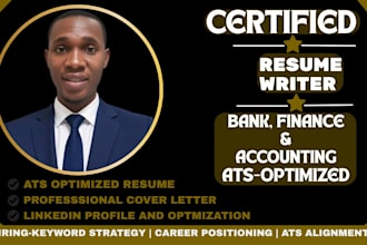 write a banking finance and accounting resume