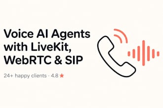 build your real time voice ai agent with livekit, webrtc and sip