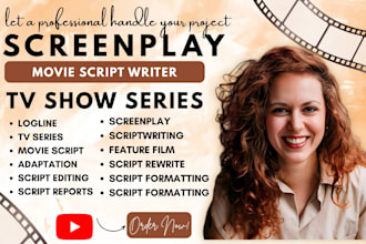 write and edit movie script, screenplay editing, film script, screenwriting