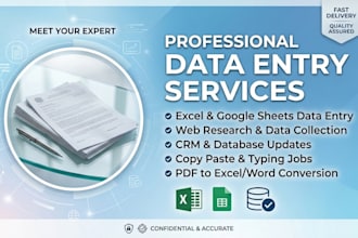 do data entry and copy paste tasks