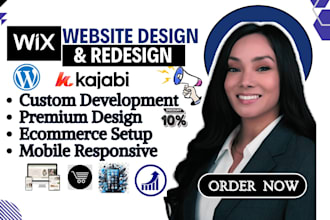 build wix website design, wix website redesign, wix redesign wix design