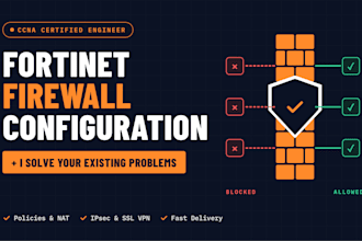 configure fortinet firewall and solve existing problems
