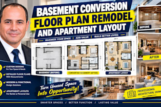 do basement conversion floor plan remodel and apartment layout