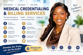 medical credentialing, provider enrollment, caqh, medicare, medicaid and pecos