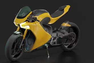 3d motorcycle model, bike body parts, ue, 5motorcycle model, rc blend, 3d print