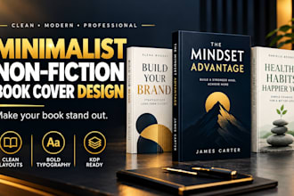 design a professional nonfiction book cover