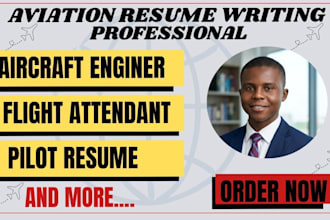 an ats flight attendant, aircraft engineer, aviation resume