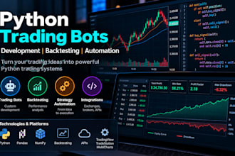 python trading bots and backtest trading strategies
