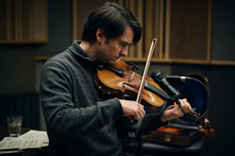 record fiddle and violin for your song