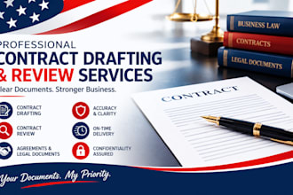 professionally draft business contracts and legal agreements