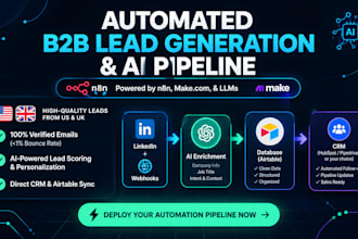 automate b2b lead generation with ai and n8n