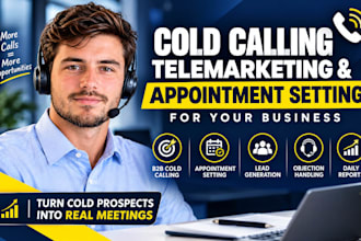 do b2b cold calling, telemarketing and b2b appointment setting for your business