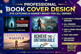book cover design ebook cover design, book design, kdp book cover design