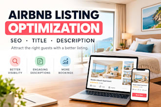 optimize your airbnb listing title description and SEO