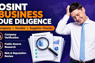do private online osint investigations for background checks and due diligence
