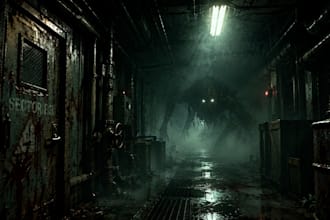 illustrate horror steam capsule art steam indie game covers