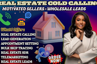 real estate wholesale cold calling sdr appointment setting for motivated sellers