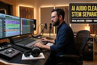 do ai audio cleanup stem separation and vocal isolation for your song or podcast