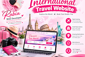 create your international travel website