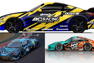 design custom car wraps, fivem liveries, assetto corsa racing livery, gta v ems