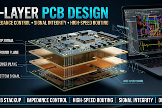 design 4 layer pcb with impedance control signal integrity high speed routing