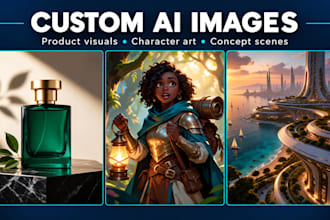 create custom ai art, product images and social media visuals