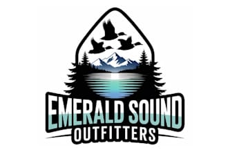 design duck hunting outfitter theme logo for you