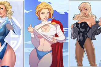 draw custom comic illustration, comic pages, comic art, comics for personal use