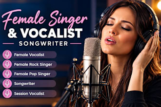 be your female rock singer and pop vocalist