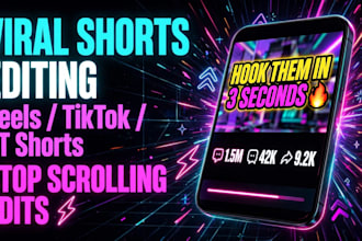 edit viral youtube shorts, instagram reels with effects