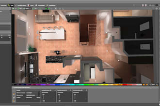 design the lighting layout for a room in 48 hours
