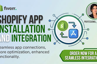 install shopify apps, configure product reviews and integrate store features