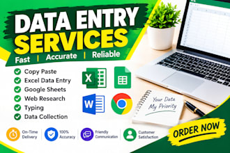do data entry and copy paste