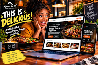 squarespace restaurant website design, cafe website, bakery and catering website