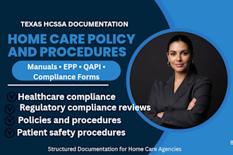 write texas hcssa home policy and procedure