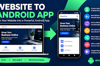 convert your website to an android app or ios mobile app with webview