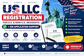 do US llc registration and ein for US and non US resident