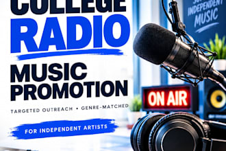submit your music to college radio stations for targeted radio promotion airplay