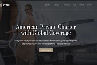 design wix airport shuttle website corporate transportation limo company website