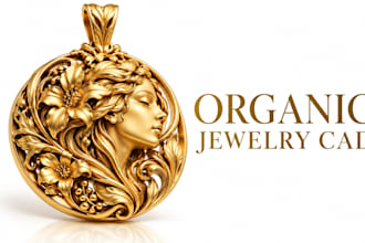 sculpt animal rings, relief pendants, organic jewelry in zbrush matrixgold