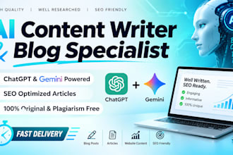 write high quality ai blog posts and articles using chatgpt