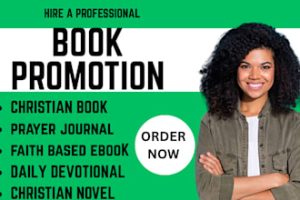 market your christian, faith based, inspirational and fiction books on amazon