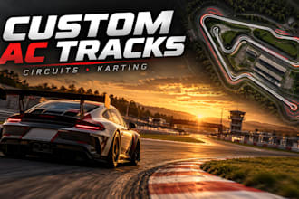 make assetto crosa track, circuit or karting track