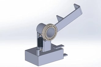 create 3d cad design, solid works, fusion 360, mechanical design and modeling