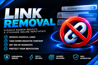 remove negative google results, deindex mugshots, articles and harmful links
