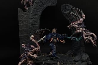 create a custom warhammer diorama