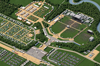 create festival maps, event maps, venue layouts and concert site plans