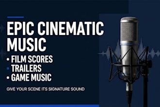 produce epic cinematic music, film scores, and game soundtracks
