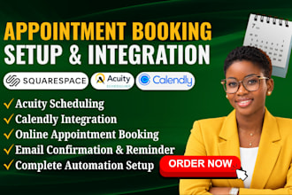 setup acuity scheduling squarespace booking appointment calendly integration