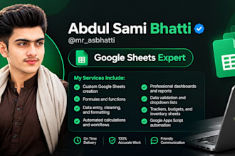create and automate google sheets